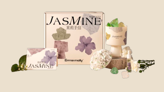 Jasmine Souvenir Aromatherapy Crystal Gift Set