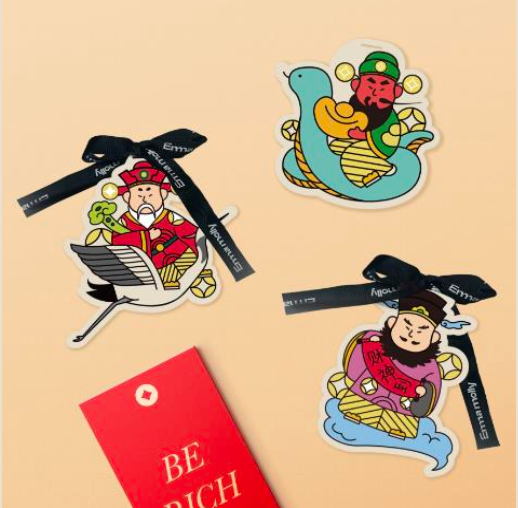 God of Wealth Arrival Scent Card