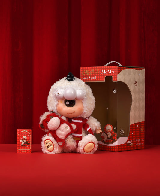 MoMo – Wish Signal Vinyl Fragrance Plush (Lucky Horse Bean Edition)