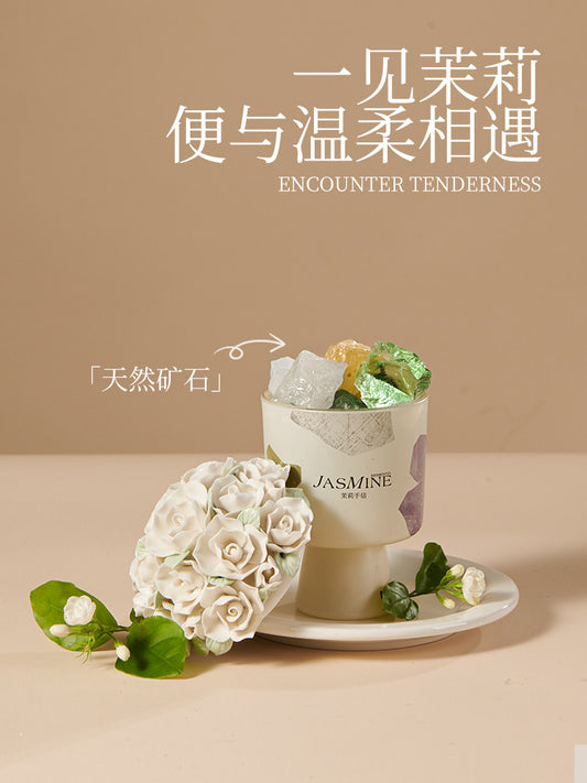 Jasmine Souvenir Aromatherapy Crystal Gift Set