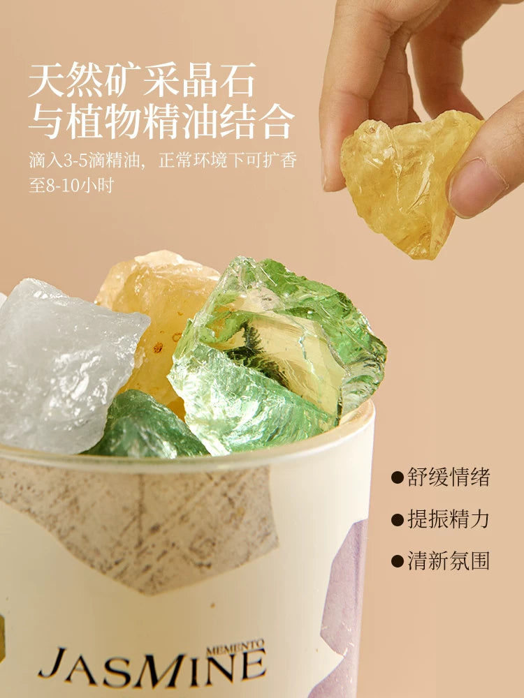 Jasmine Souvenir Aromatherapy Crystal Gift Set