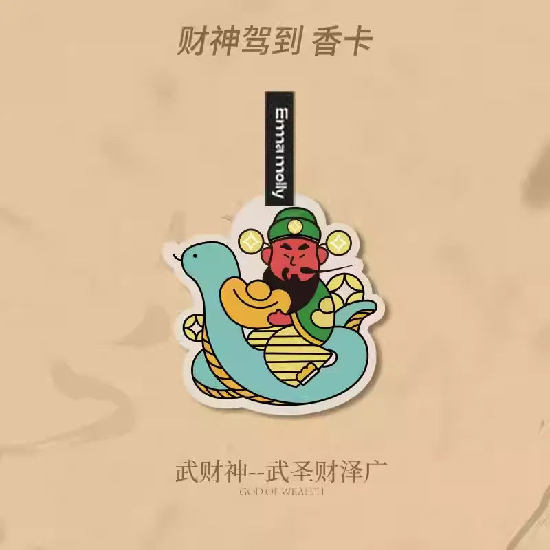 God of Wealth Arrival Scent Card