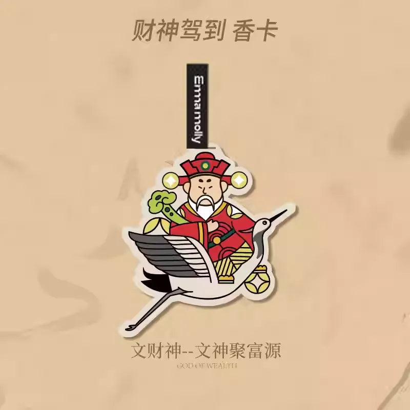 God of Wealth Arrival Scent Card